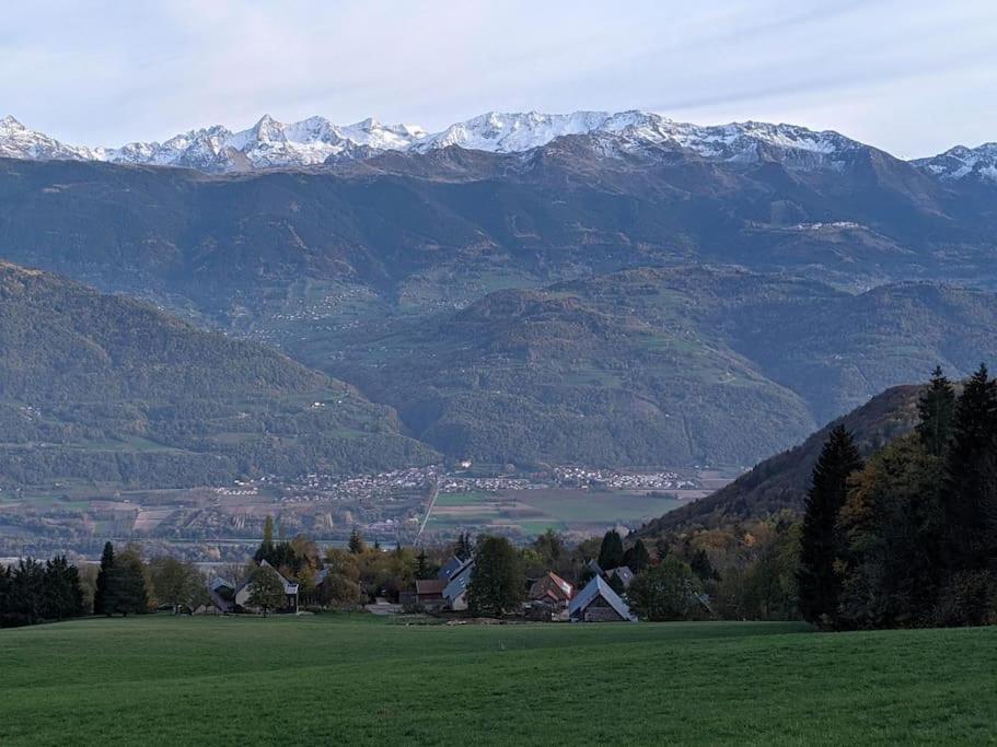 Maison Familiale En Montagne Avec Vue Merveilleuse Sur Le Massif De Belledonne Saint-Bernard  Buitenkant foto