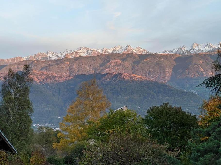 Maison Familiale En Montagne Avec Vue Merveilleuse Sur Le Massif De Belledonne Saint-Bernard  Buitenkant foto