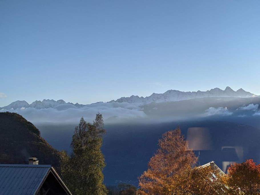 Maison Familiale En Montagne Avec Vue Merveilleuse Sur Le Massif De Belledonne Saint-Bernard  Buitenkant foto