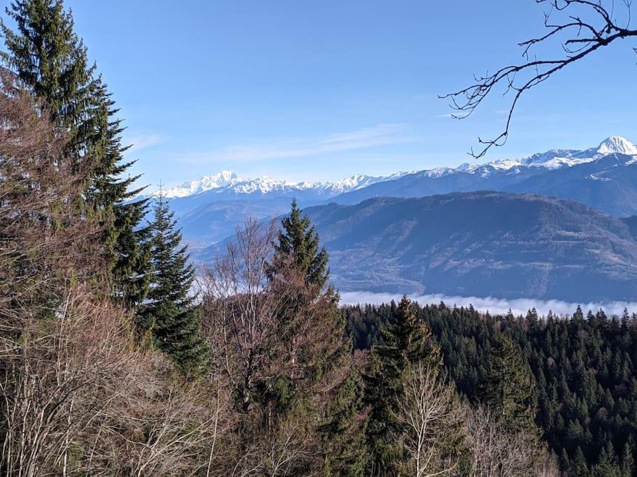 Maison Familiale En Montagne Avec Vue Merveilleuse Sur Le Massif De Belledonne Saint-Bernard  Buitenkant foto
