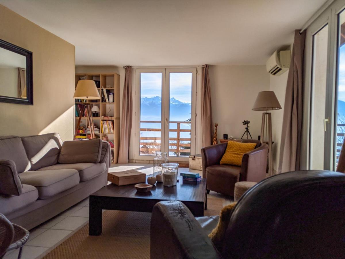 Maison Familiale En Montagne Avec Vue Merveilleuse Sur Le Massif De Belledonne Saint-Bernard  Buitenkant foto