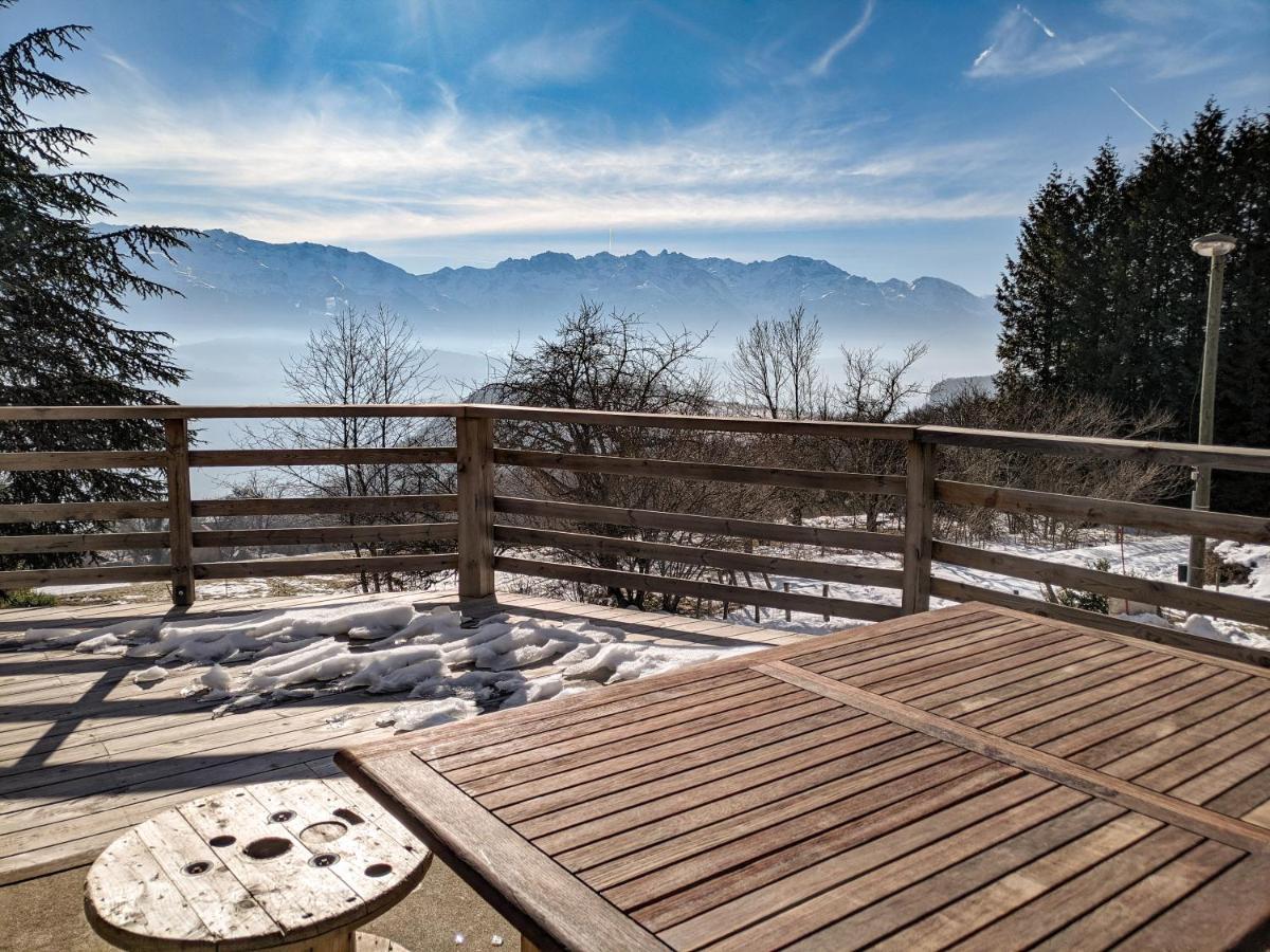 Maison Familiale En Montagne Avec Vue Merveilleuse Sur Le Massif De Belledonne Saint-Bernard  Buitenkant foto